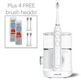 Sonic-Fusion™ 2.0 Professional Water Flossing Electric Toothbrush (Save $20 plus 4 FREE brush heads!)
